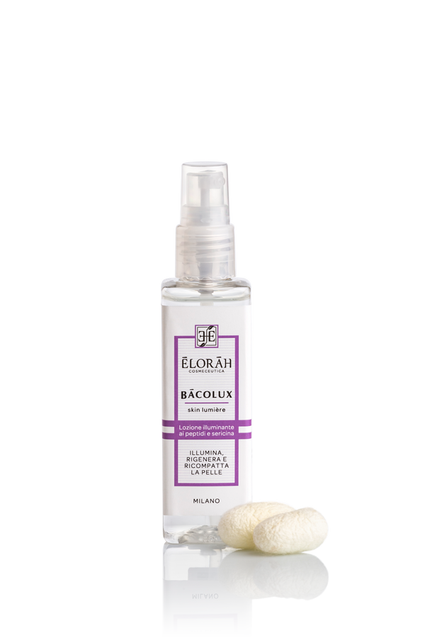 BACOLUX skin lumière lozione illuminante ai peptidi e sericina